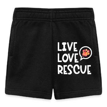 Rescue Dog Search Dog Service Dog Paw - Short Bébé - noir - Devant