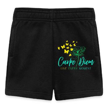 Carpe Diem VIVEZ CHAQUE INSTANT - Short Bébé - noir - Devant