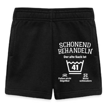 Schonend Behandeln 41. Geburtstag Der Alte Sack 41 - Baby Shorts - Schwarz - Vorne