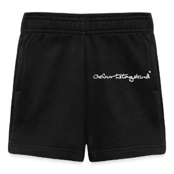 Geburtstagskind - Baby Shorts - Schwarz - Vorne