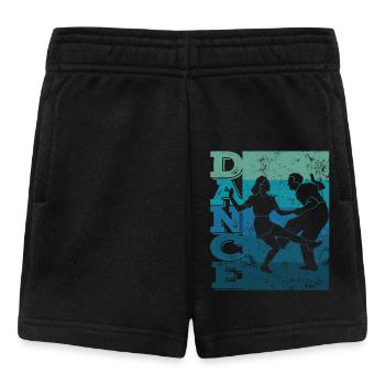 Boogie Woogie Swing Tanzen Retro Farben Vintage - Baby Shorts - Schwarz - Vorne