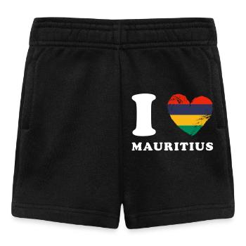 I love Mauritius - Baby Shorts - black - Front