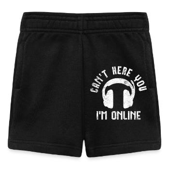 Online-Streaming Online-Streamer - Baby Shorts - Schwarz - Vorne