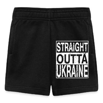 Ukraine Straight outta Ukraine - Short Bébé - noir - Devant
