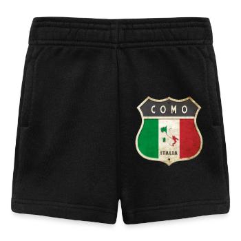 Côme Italie Armoiries Drapeaux Design - Short Bébé - noir - Devant