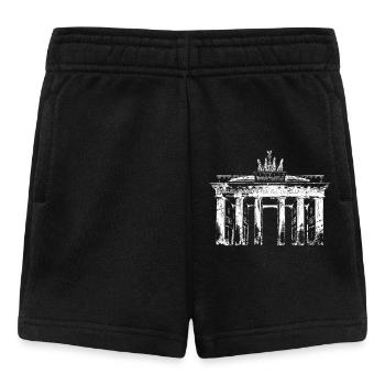J’adore Berlin Brandenburg Gate Vintage Berliner - Short Bébé - noir - Devant