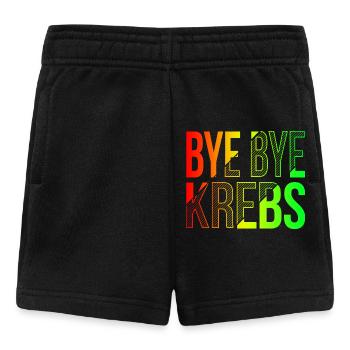 Bye Bye Kreps Rainbow Design - Baby Shorts - black - Front