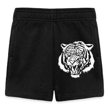 Weißer Tiger Graffiti - Baby Shorts - Schwarz - Vorne