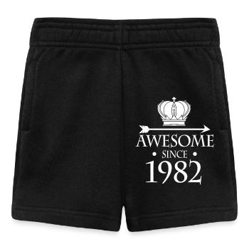 Fantastisch seit 1982 - Jahrgang 1982 - Baby Shorts - Schwarz - Vorne