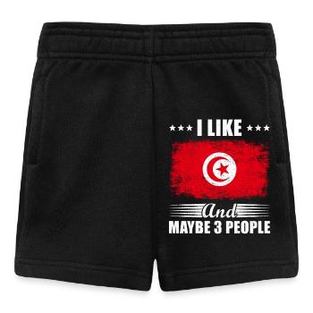 Tunesien - Baby Shorts - Schwarz - Vorne