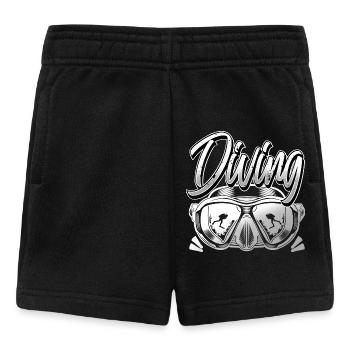 Diving Divers - Baby Shorts - black - Front