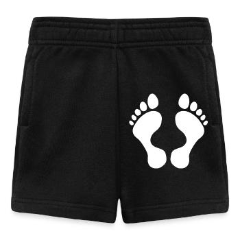originelle sommerdesigns, Füße, oberteil freizeit - Baby Shorts - Schwarz - Vorne