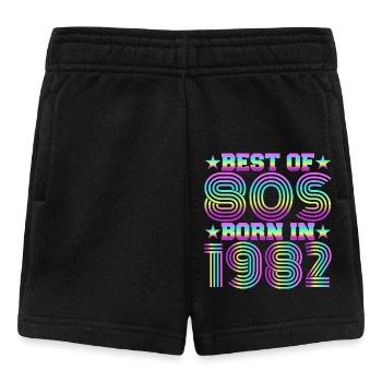 Best of the 80s Born in 1982 Vintage - Baby Shorts - black - Front