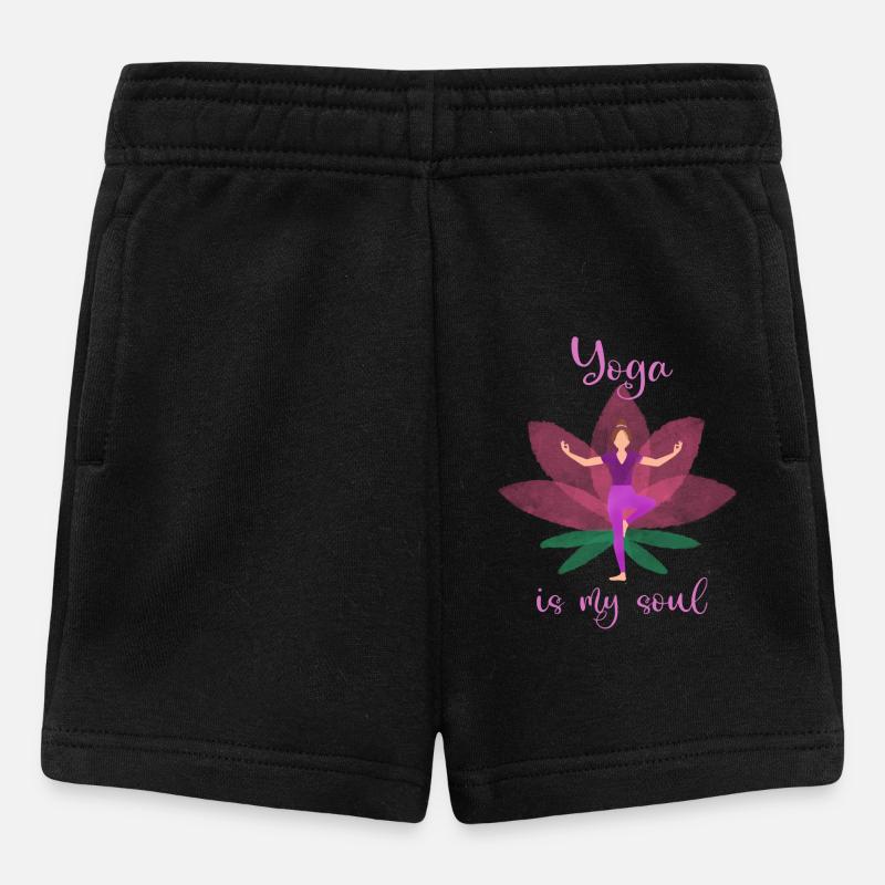 Yoga - Short Bébé - noir