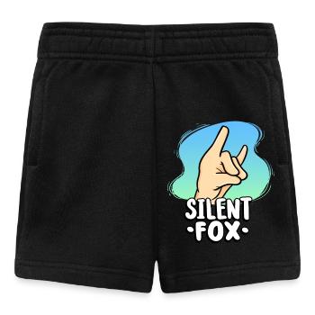 Teacher Silent Fox For Quiet Students In - Baby Shorts - black - Front