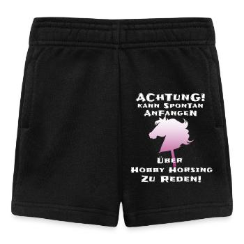 Hobby Horsing Hobby Horse Geschenk - Baby Shorts - Schwarz - Vorne