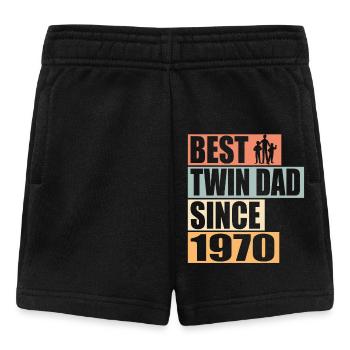 Twins Father Twin Father since 1970 - Baby Shorts - black - Front
