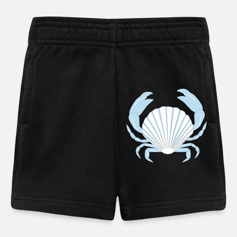 Blaue Krabbe - Baby Shorts - Schwarz