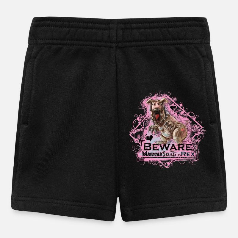 Mamasaurusrex - Short Bébé - noir