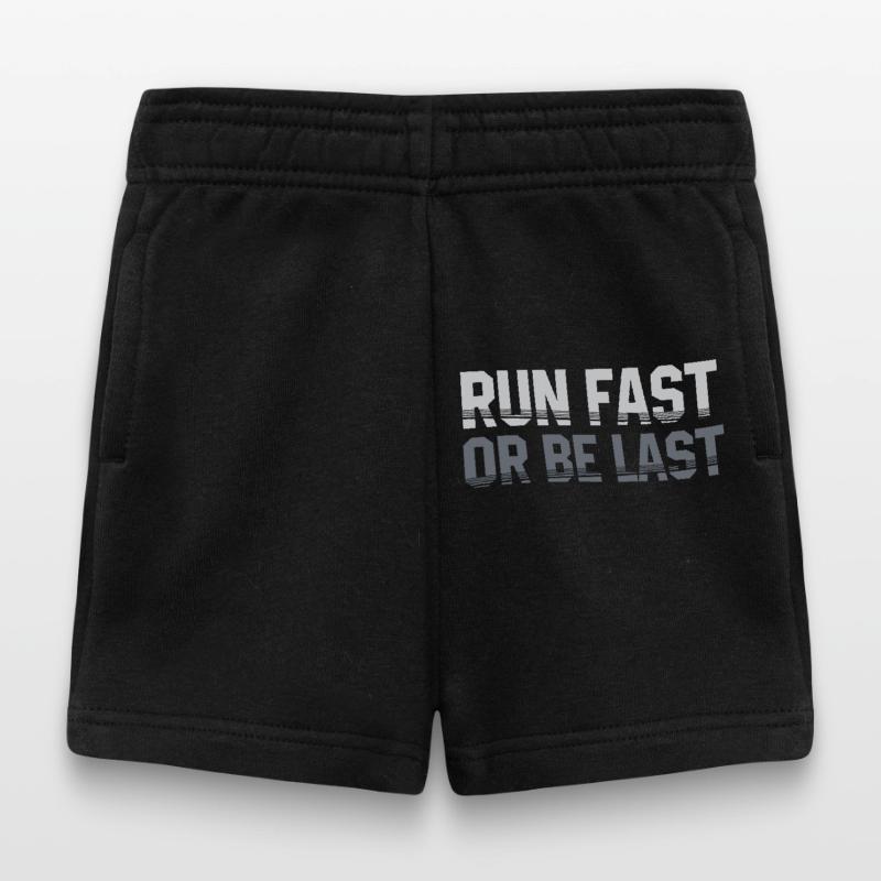 Schnell laufen oder der letzte Läufer sein Baby Shorts