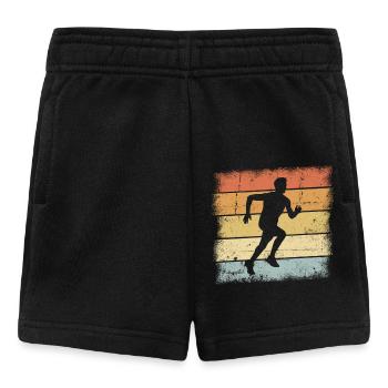 Tenue de jogging - Short Bébé - noir - Devant