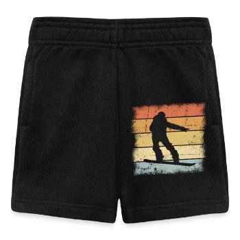 Tenue de snowboarder - Short Bébé - noir - Devant