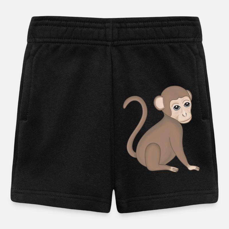 Monkey Baby Monkey - Baby Shorts - black