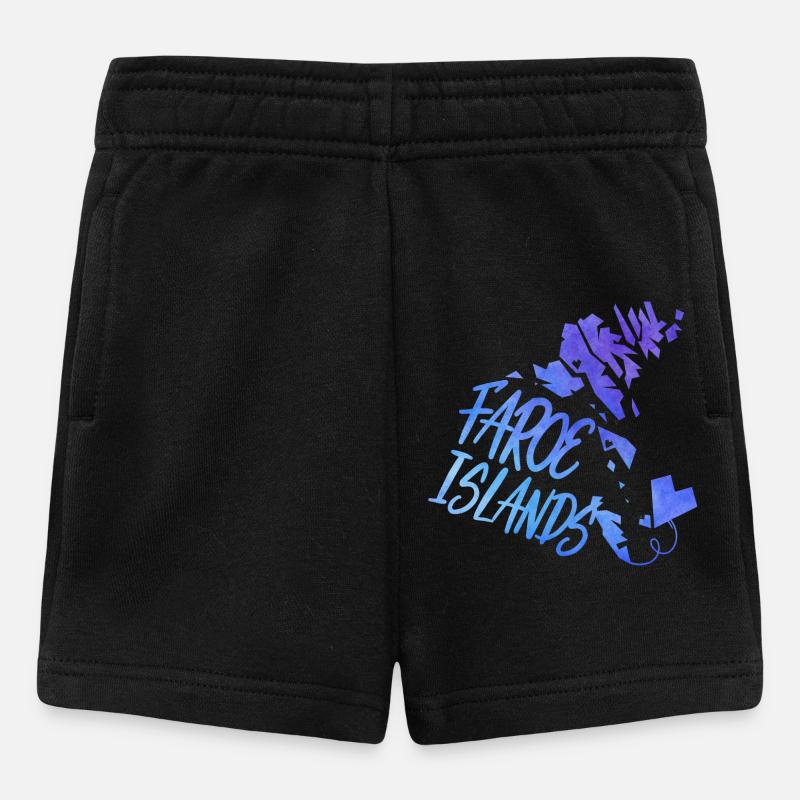 Faroe Islands - Baby Shorts - black