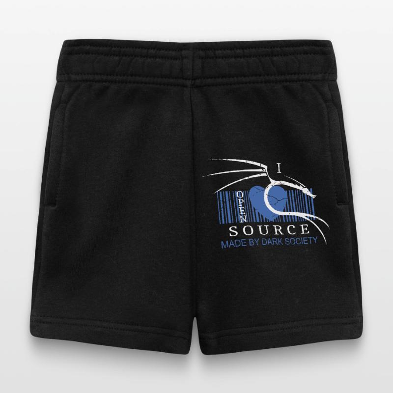 I Love Open Source Software Baby Shorts