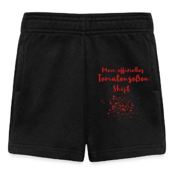 Tomatensoße Flecke - Baby Shorts - Schwarz - Vorne