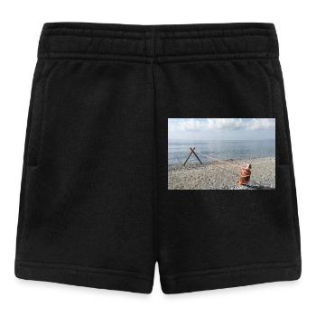 Meeresseil auf See - Baby Shorts - Schwarz - Vorne