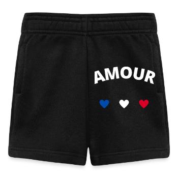 Liebe - Baby Shorts - Schwarz - Vorne