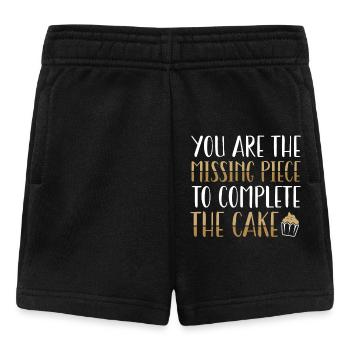 You Are The of Cake | Baking Tshirt - Baby Shorts - black - Front