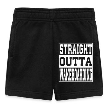 Wakeboarding Spruch lustig - Baby Shorts - Schwarz - Vorne
