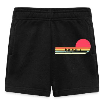 Rudern Ruderer Ruderboot - Baby Shorts - Schwarz - Vorne