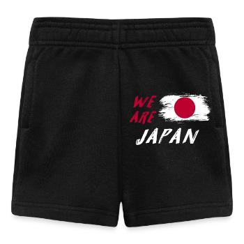 Nous sommes la conception des drapeaux du Japon - Short Bébé - noir - Devant