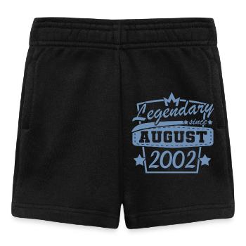légendaire depuis août 2002 Anniversaire - Short Bébé - noir - Devant