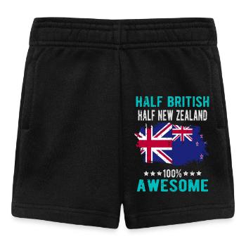 Moitié britannique moitié néo-zélandais - Short Bébé - noir - Devant