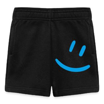 Smily türkis - Baby Shorts - Schwarz - Vorne