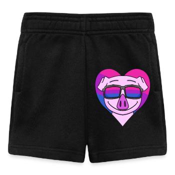Bisexuell Schwein Geschenk - Baby Shorts - Schwarz - Vorne