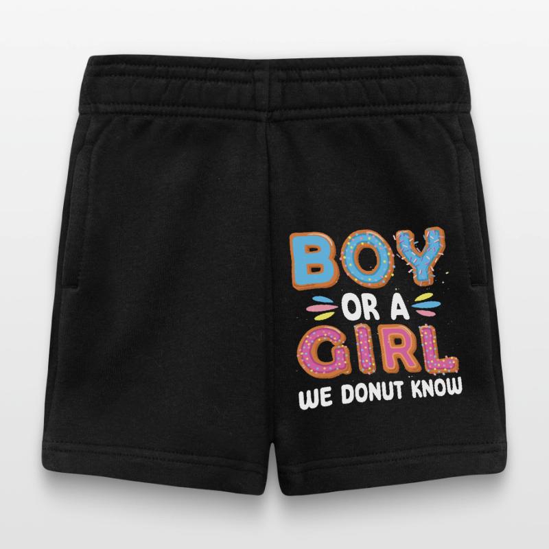 Junge Oder Mädchen Wir Donut Wissen Baby Shorts