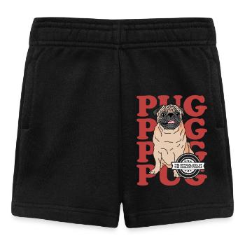 Pug Dog Owner Dog Dog Lover Gift - Baby Shorts - black - Front