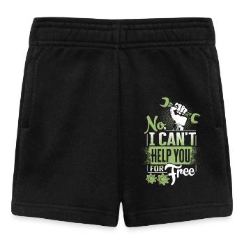 Nein, ich helfe dir nicht Gratis - Baby Shorts - Schwarz - Vorne