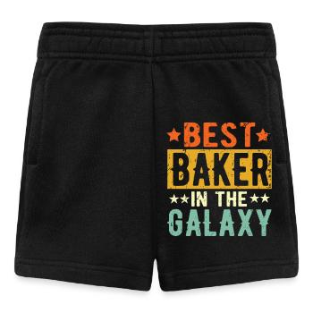 Best Bäcker ever Bäcker Geschenk - Baby Shorts - Schwarz - Vorne