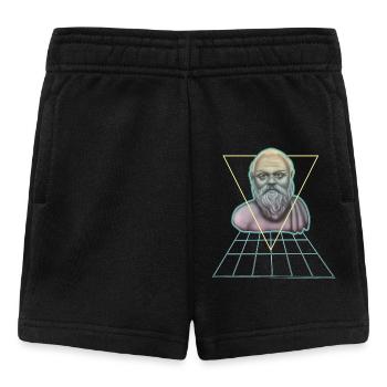Socrate Philosophe grec moderne - Short Bébé - noir - Devant