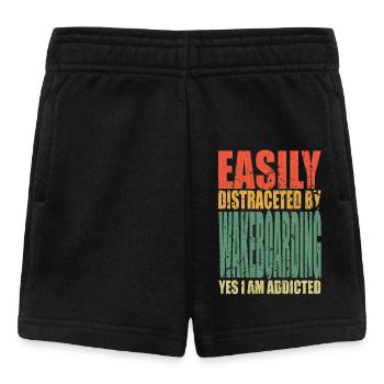 Wakeboarding Spruch lustig - Baby Shorts - Schwarz - Vorne