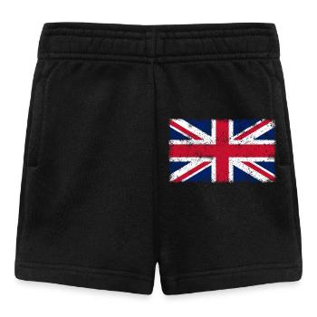 Großbritannien - Baby Shorts - Schwarz - Vorne