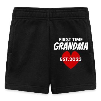 Grandma for the first time - Grandma 2023 - Baby Shorts - black - Front
