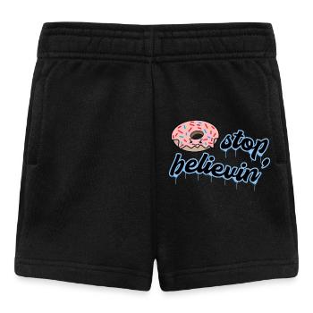 Süßigkeiten Lecker Donut Nachspeise Statement - Baby Shorts - Schwarz - Vorne