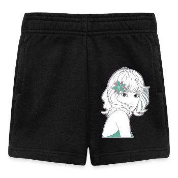 Manga Girl Anime - Baby Shorts - Schwarz - Vorne